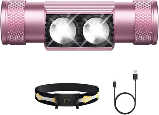 Headlamp, 1200 Lumens Light, USB C Rechargeaable Head Lamp for Adult, Stylish Gift for Female Engineers, Women Who Love The Outdoors,Gifts for Family,Friends