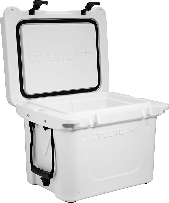 Coastland Delta Series Rotomolded Coolers, Premium Everyday Use Insulated Cooler, Ideal Portable Ice Chest Available in Multiple Capacities & Colors