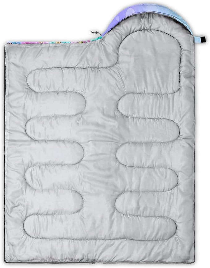 Camping Sleeping Bags Warm & Cool Weather Waterproof Backpacking Sleeping Bag All Seasons Camping, for Adult Kids Boy Girls Camping Gear Equipment, Traveling