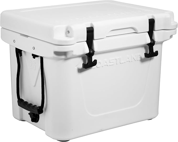 Coastland Delta Series Rotomolded Coolers, Premium Everyday Use Insulated Cooler, Ideal Portable Ice Chest Available in Multiple Capacities & Colors