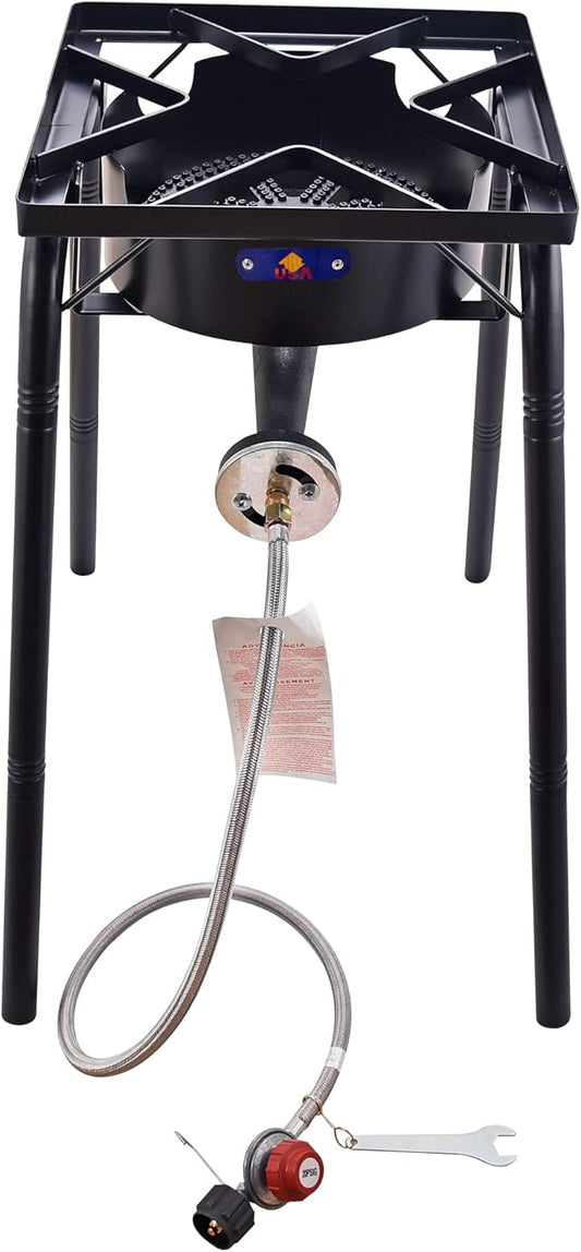 ARC 200,000BTU Propane Outdoor Burner Camp Stove Gas Burner,with Removable Legs,Ideal for Woks, Skillets and Pots