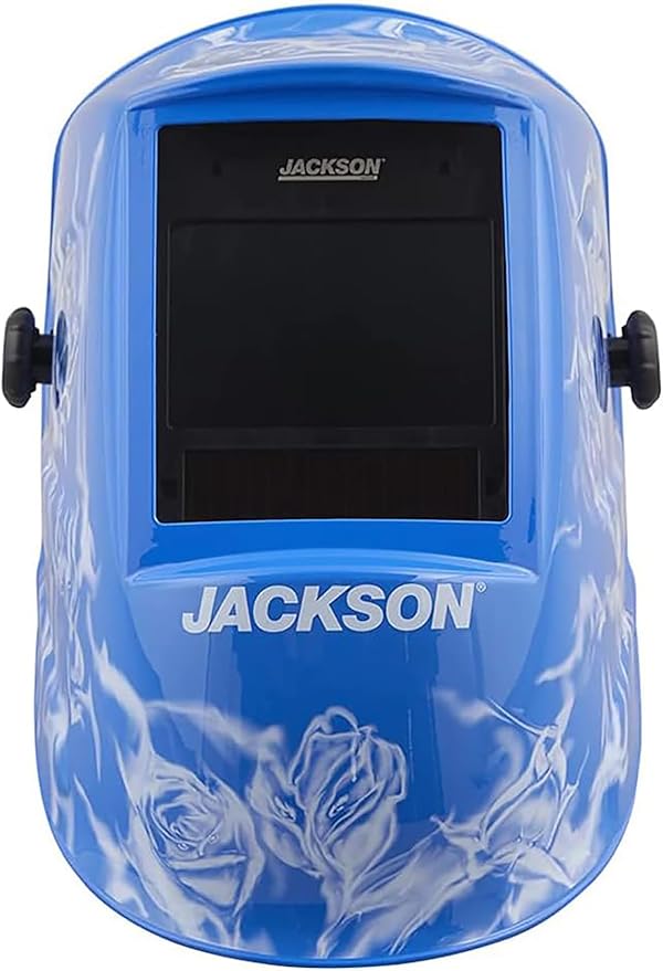 Jackson Safety Premium Graphic Welding Hood with ADF - Ultra Lightweight Auto Darkening Welding Helmet - ANSI Z87.1 (Multiple Styles)