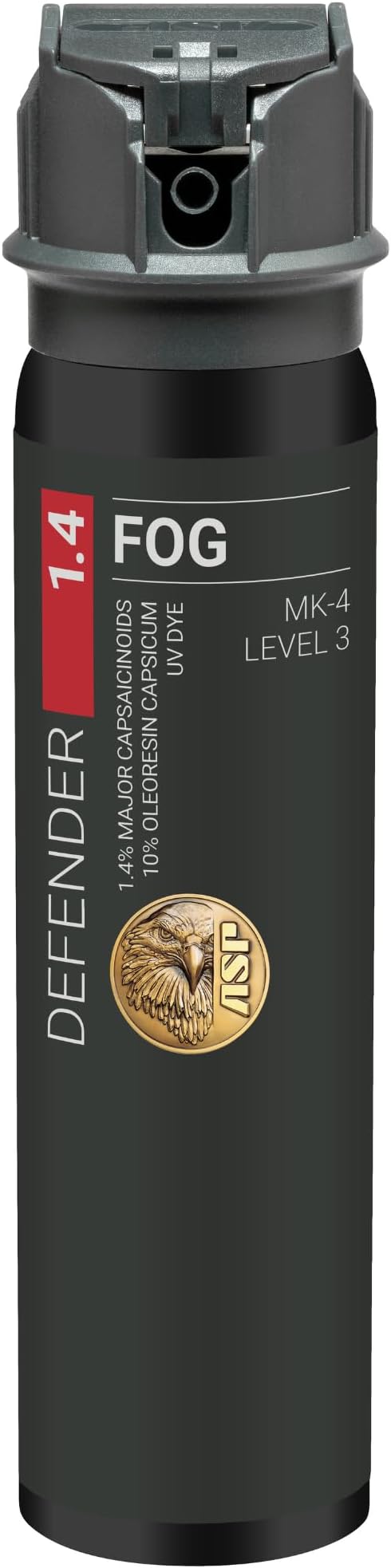 ASP Defender LE Pepper Spray, Self-Defense OC for Law Enforcement Professionals, Professional Grade Personal Defense Equipment, Personal Protection Device, 15-Foot Range