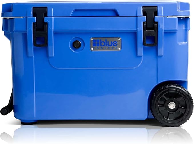 Blue Coolers Ice Vault – 60 Quart Roto-Molded Ice Cooler (Large Ice Chest Holds Ice up to 10 Days)