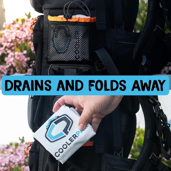 7lb, 10lb, 15lb Refillable Reusable Ice Pack – Stays Cold for Days – Non-Toxic, Leakproof, and Suitable for Potable Drinking Water – Built Tough, Rolls Up for Easy Storage