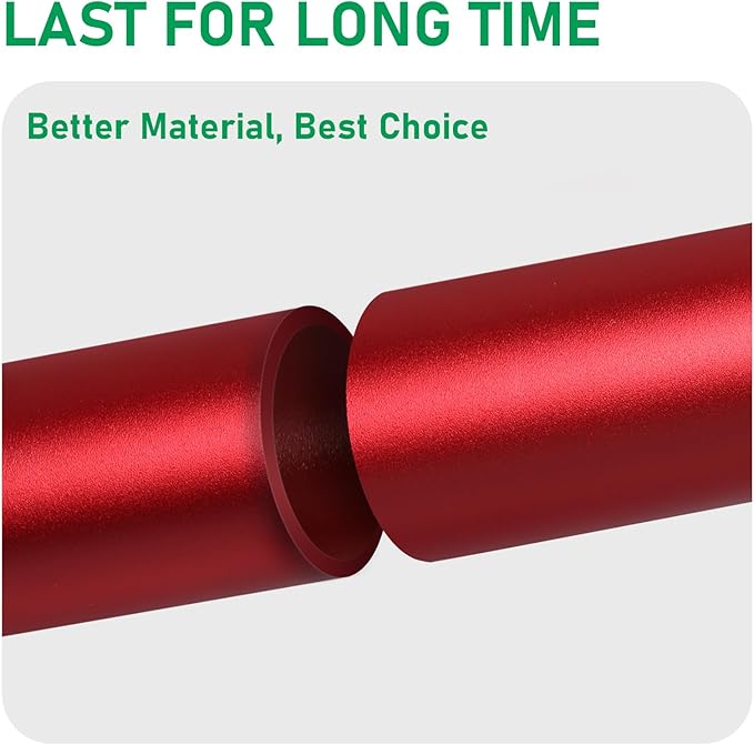 Dyson Replacement Wand Tube Quick Release Compatible for Dyson V15 V11 V10 V8 V7 Vacuum Accessories Parts, 28.7in Extension Cleaner Attachment for Home Office (Red)