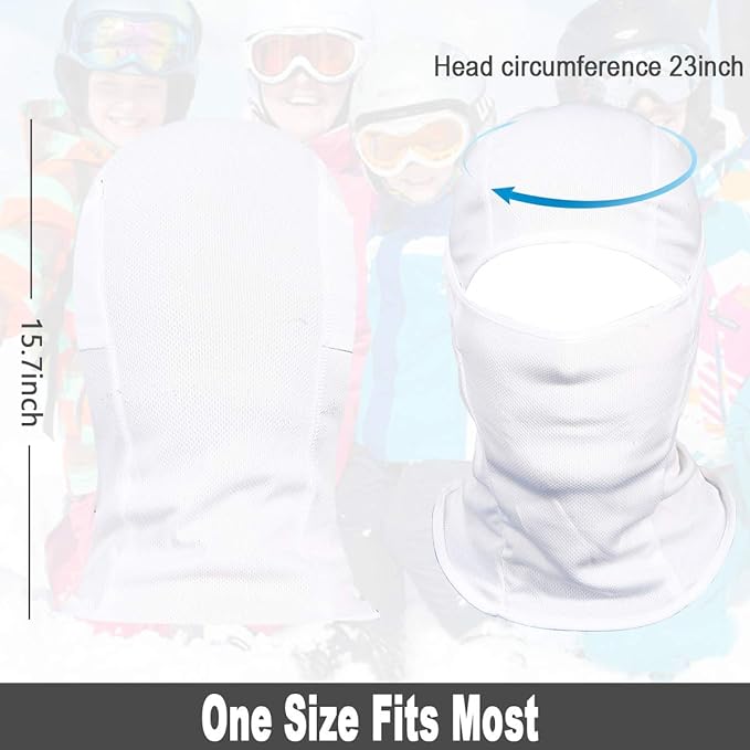 Achiou Ski Mask for Men Women, Balaclava Face Cover, Shiesty Mask UV Protector Lightweight for Motorcycle Snowboard