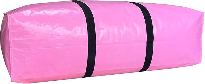155 Gallon Extra Large Storage Bags, Jumbo Moving Storage Bags, Foldable Big Blue Waterproof Outdoor Patio Cushion Storage Bag, 60x30x20inch - 1PACK