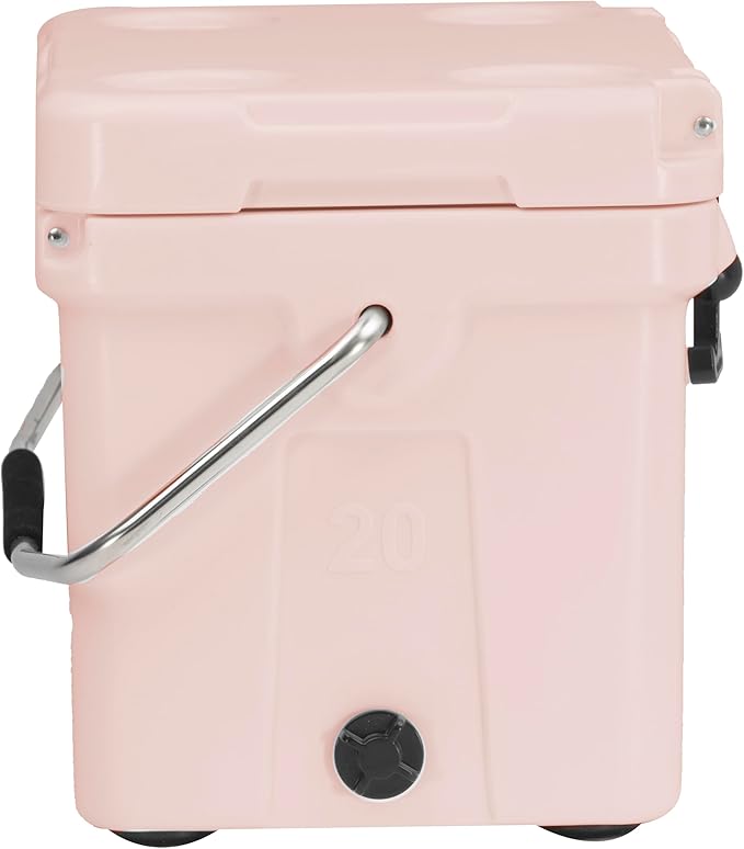 Coastland Bay Series Cooler Premium Everyday Use Insulated Rotomolded Cooler, Small Ice Chest for Tight Spaces, Soccer Games, & Tailgates