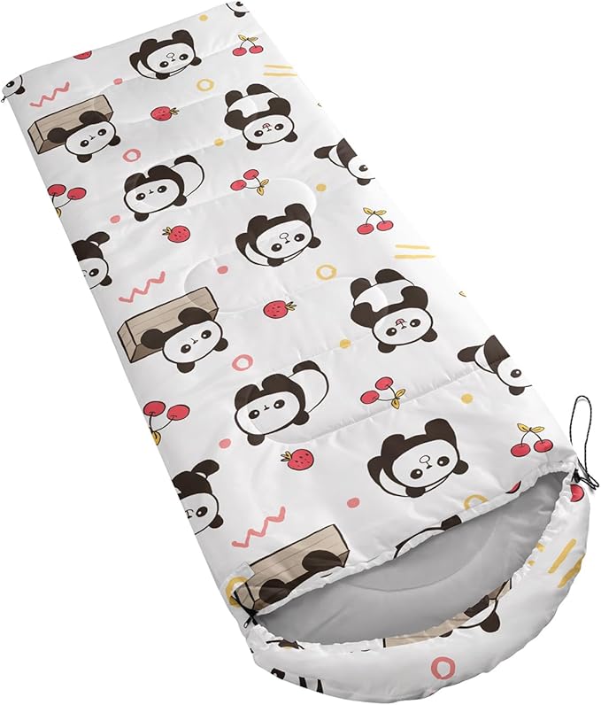 Galaxy Wolf Camping Sleeping Bags Warm & Cool Weather Waterproof Backpacking Blue Purple Starry Sky Sleeping Bag All Seasons Camping, for Adult Kids Boy Girls Camping Gear Equipment, Traveling