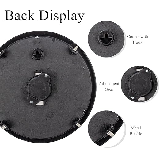 Indoor Outdoor Thermometer, 6.5'' Outdoor Wall Thermometer No Battery Needed, Waterproof Outdoor Thermometers for Patio, Garden, Home