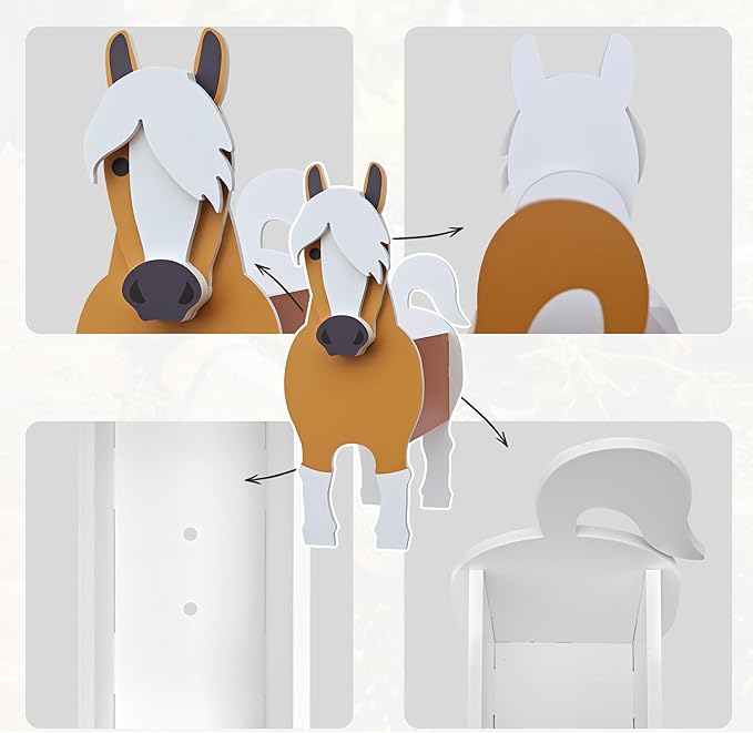 Horse Planter, Pet Shape Garden Pots Plant Pots for Indoor/Outdoor Gardens Decoration, Cute, Surprise Gifts/Souvenirs for Pet Lovers