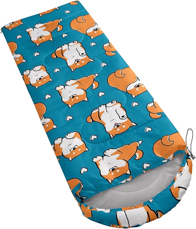 Camping Sleeping Bags Warm & Cool Weather Waterproof Backpacking Sleeping Bag All Seasons Camping, for Adult Kids Boy Girls Camping Gear Equipment, Traveling