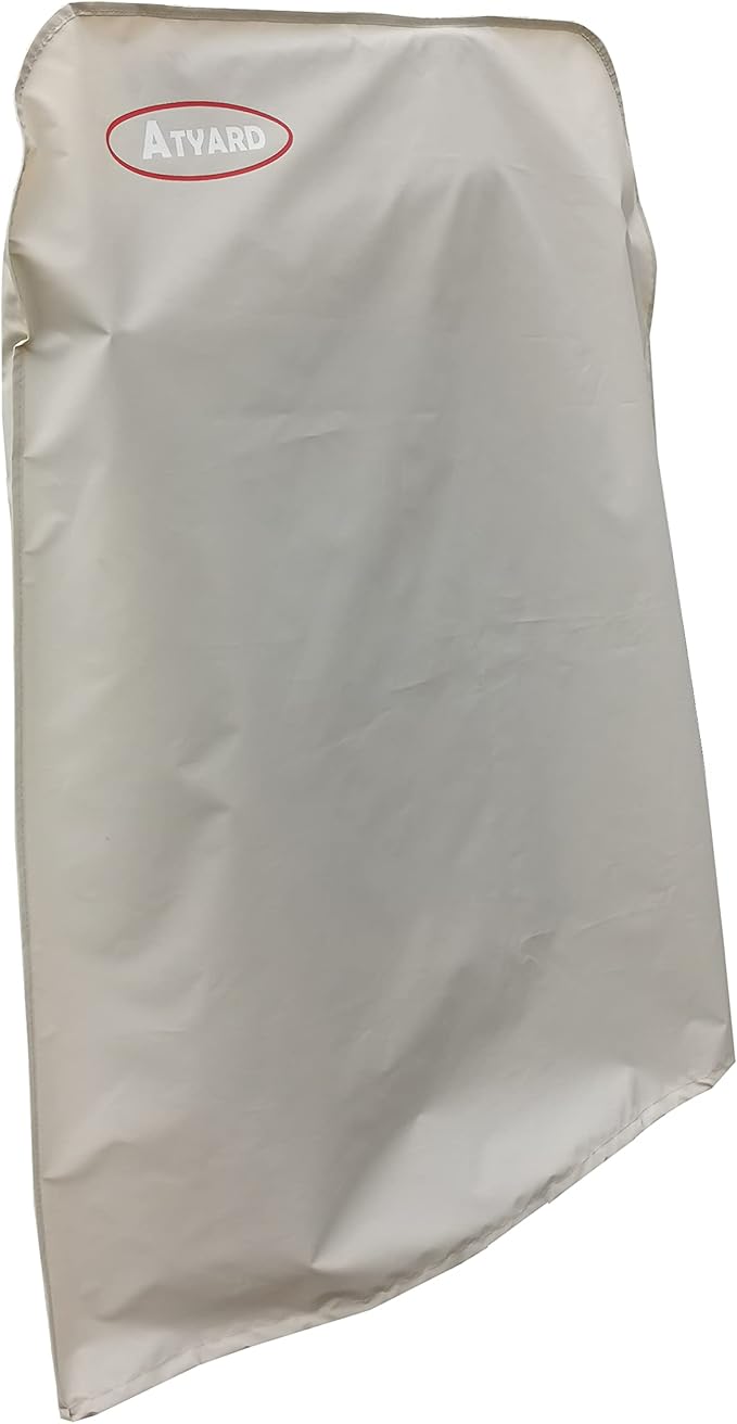 ATYARD 1pcs Folding Chair Cover Outdoor Folding Chair Protector Waterproof and UV Resistant, Black 33"(W) x39(H) Beige