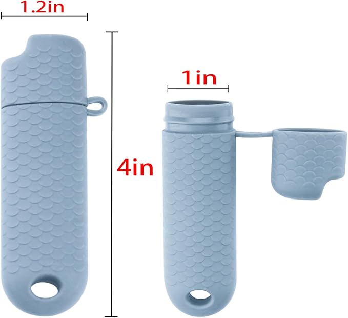 5 Pcs Waterproof Lighter Case Cover Holder for BIC Regular Lighters Sleeve Type J6 Outdoor Survival Multipurpose Seal Lighter Pouchfor Hiking and Camping (Light Blue, 5)