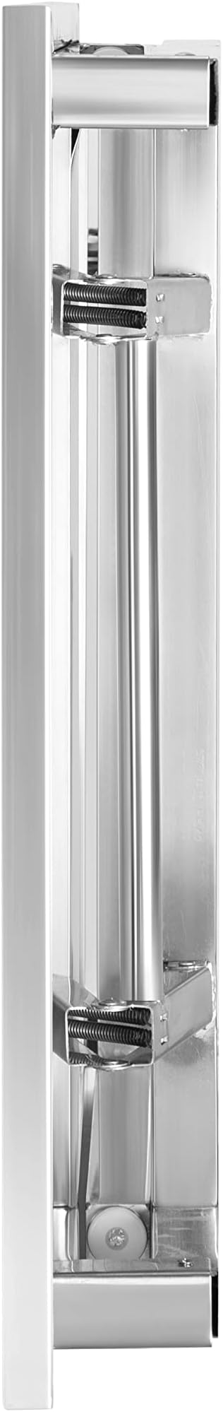 Small Stainless Steel Folding Table, Portable Camp Picnic Party Dining Table No Assembly Sturdy Small Folding Desk (48" x 24")…