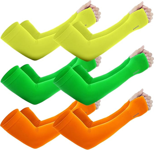 GOUNOD Gardening Sleeves to Cover Arms for Women with Thumb Holes-Sun Protection SPF Cooling Driving UV Blocking