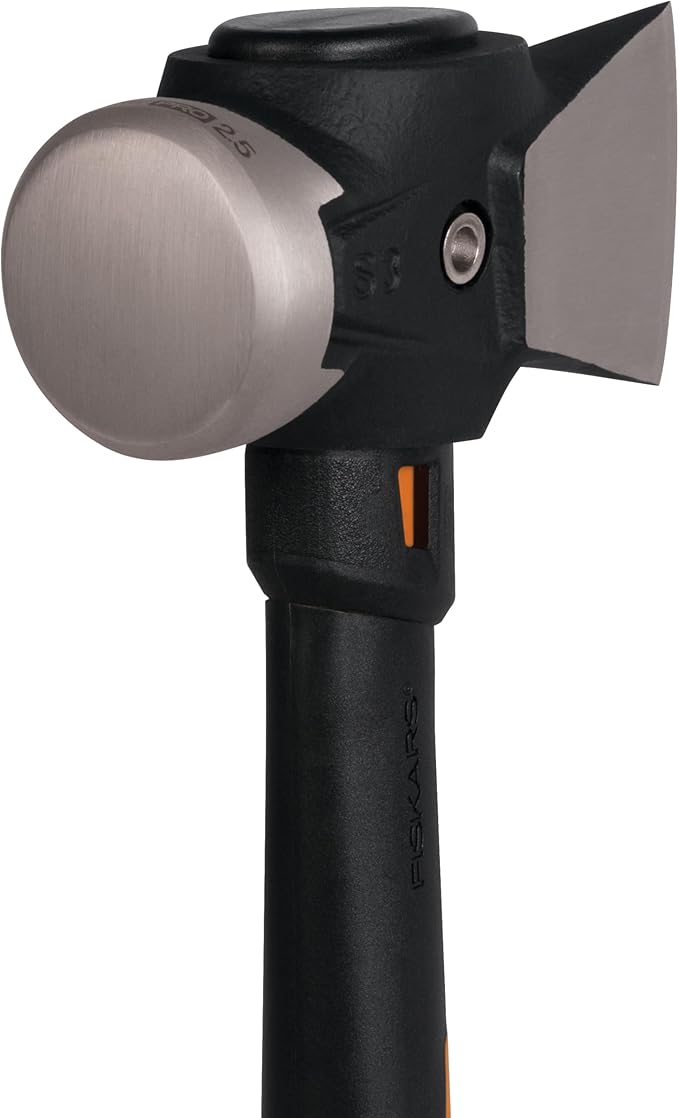 Fiskars Pro IsoCore Maul - 2.5-Pound Wood Splitter for Small Size Logs and Kindling with Shock-Absorbing Handle - Black/Orange