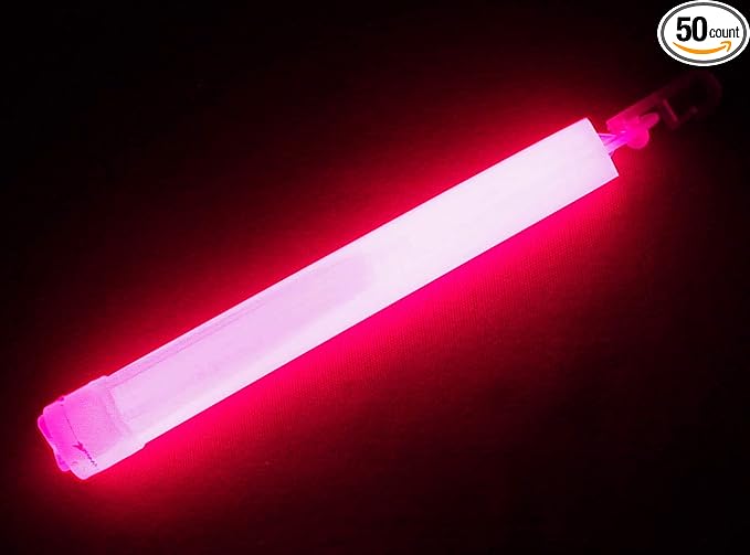 Emergency Glow Sticks - 6 Inch 12 Hour Long Lasting Military Grade Glow Sticks - Bulk Box of 50