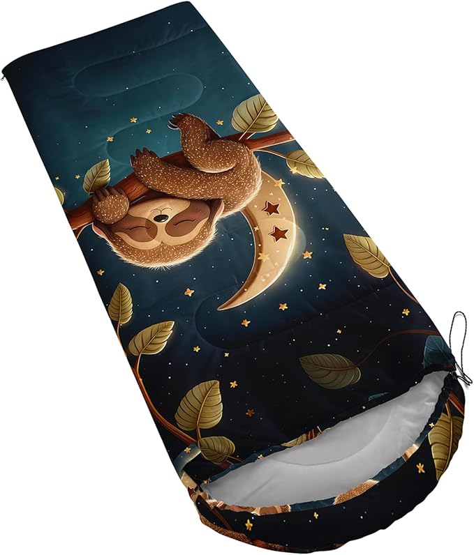 Camping Sleeping Bags Warm & Cool Weather Waterproof Backpacking Sleeping Bag All Seasons Camping, for Adult Kids Boy Girls Camping Gear Equipment, Traveling