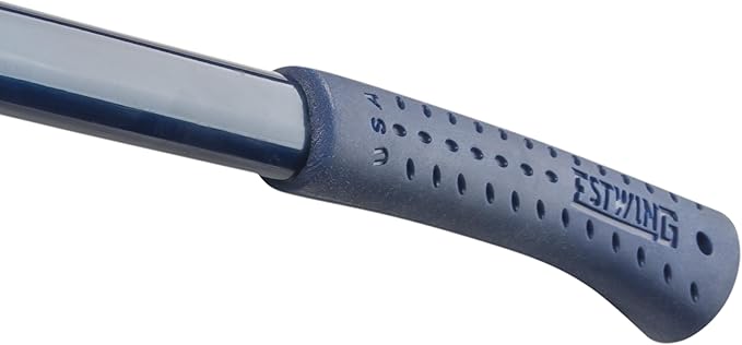 ESTWING Camper's Axe - 26" Wood Splitting Tool with All Steel Construction & Shock Reduction Grip - E45A