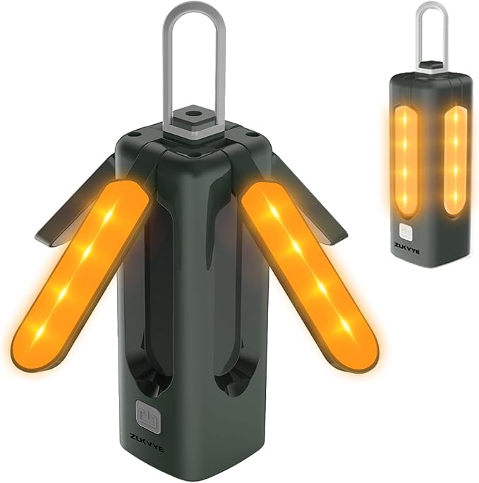 Rechargeable LED Camping Lantern - Waterproof Tent Light with 8 Modes, Portable Flashlight for Camping, Emergency, Hiking, Fishing