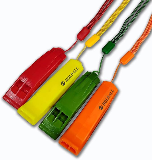 Emergency Safety Whistle with Lanyard, Loud Pea-Less Whistles for Boating Kayaking Life Vest Survival Rescue Signaling.