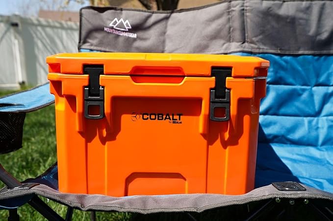 Cobalt 25 Quart Roto-Molded Super Ice Cooler | Large Ice Chest Holds Ice Up to 3 Days |