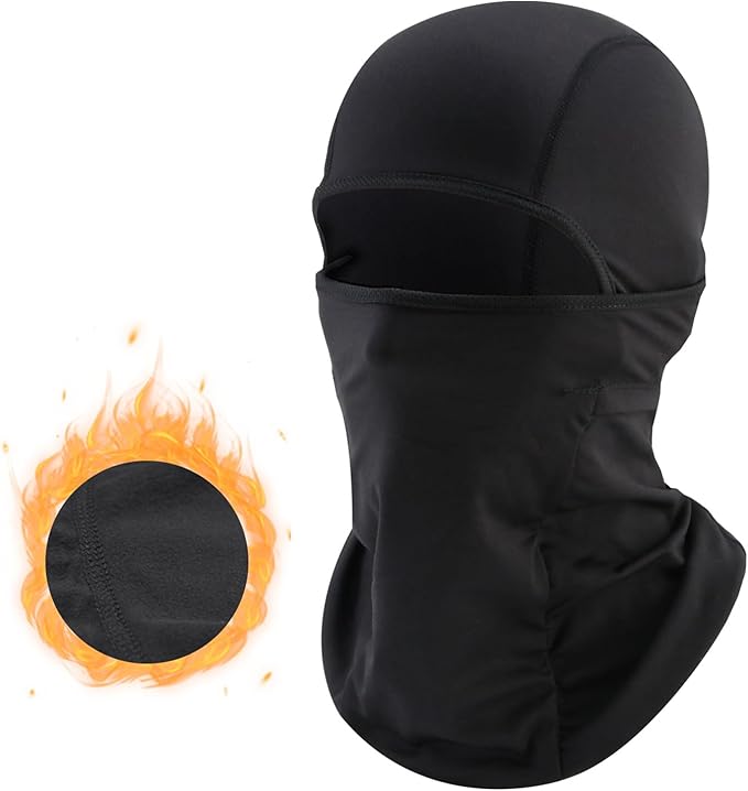 Cold Weather Face Cover for Men Windproof Thermal Winter Breathable Scarf Mask Women Neck Warmer Hood