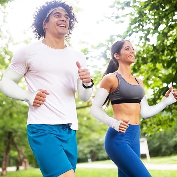 beister 3/6 Pairs UV Cooling Arm Sleeves Sun Protection Unisex for Sports, Cycling, Golf, Running