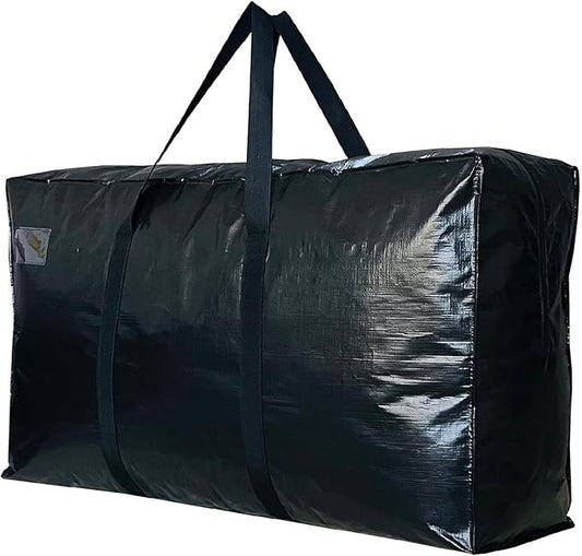 Extra Large Storage Duffle Bag for Travel, Black Oversized Giant Big Traveling Duffle Bag