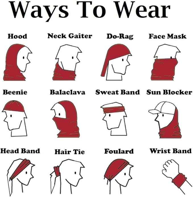 $averPak BodyForge & InsectGuard Permethrin Treated Mosquitoes, Flies, Ticks & More Insect Repellent Tube Bandanna Neck Gaiter Headband (Camouflage)