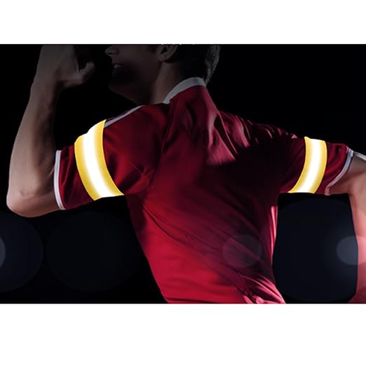 4PCS Reflective Wrist Strap 4x1.5cm Safety Gear Reflective Wristbands High Visibility Bike Ankle Bands Reflector Armband Self-Adhesive Reflective Bands for Walking,Night Sports Two Tone