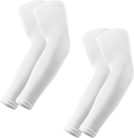 Arm Sleeves for Men Women, UV Sun Protection Compression Cooling Summer Arm Sleeves for Volleyball Basketball Sports