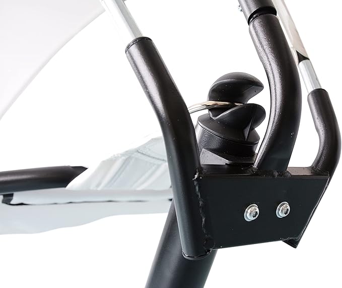 Island Retreat Sea Breeze Steel Frame Hammock Lounge Chair with Canopy - Luxury Shaded Hammock with Stand for Outside - Boho Style Beach Chair with Adjustable & Removeable Canopy - Black & Champagne