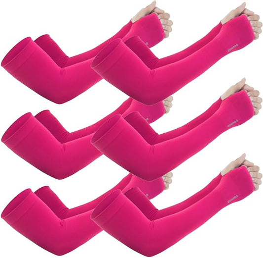 GOUNOD Gardening Sleeves to Cover Arms for Women with Thumb Holes-Sun Protection SPF Cooling Driving UV Blocking
