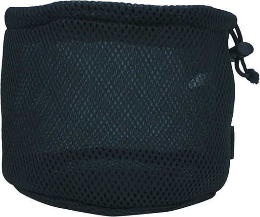 Black Nylon Mesh Bag Travel Stuff Sacks Drawstring Bag Outdoor Pots Storage Bag Camping Tableware Organizers Storage