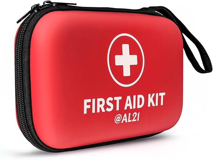 All-Purpose First Aid Kit 184 Pieces, Emergency Kit for Home, Travel, Car, Business, Worksite and Office, Portable Emergency Supplies for Minor Cuts, Scraps, Sprains & Burns