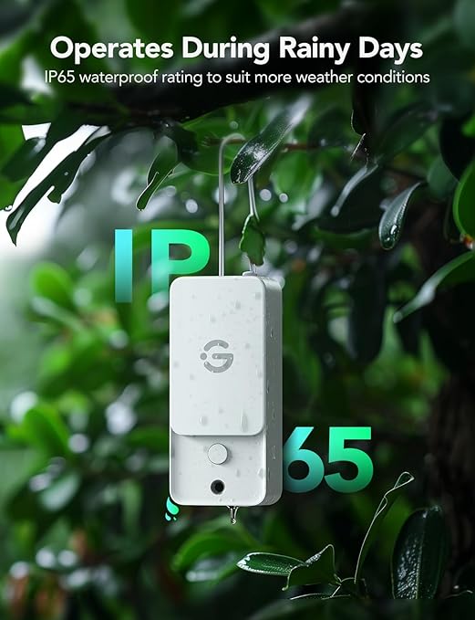 GoveeLife Indoor WiFi Thermometer Hygrometer 3Pack, Smart Humidity Temperature Sensor with IP 65 Waterproof, App Notifications, 2-Year Free Data Storage Export, Temperature Humidity for Home Patio