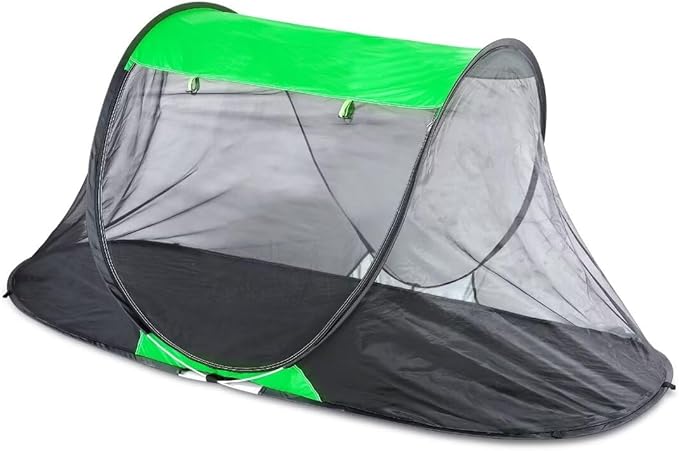 1 Person Pop-up Mosquito Tent for Camping - Breathable & Fine Mesh Camping Bug Screen Net with Carry Bag, Instant Portable Screen Tent for Teenagers/Adults