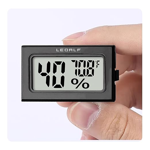 Humidity Meter Hygrometer Room Thermometer Indoor Digital Temperature and Humidity Monitor Mini Hygrometer Thermometer for House Office Home Garden and Cellar, 6 Pack