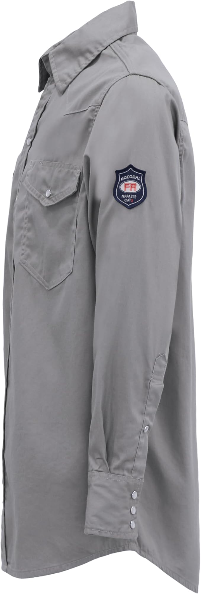 BOCOMAL FR Shirts 6.25oz Lightweight Welding Shirts Flame Resistant Men's Fire Retardant Shirt