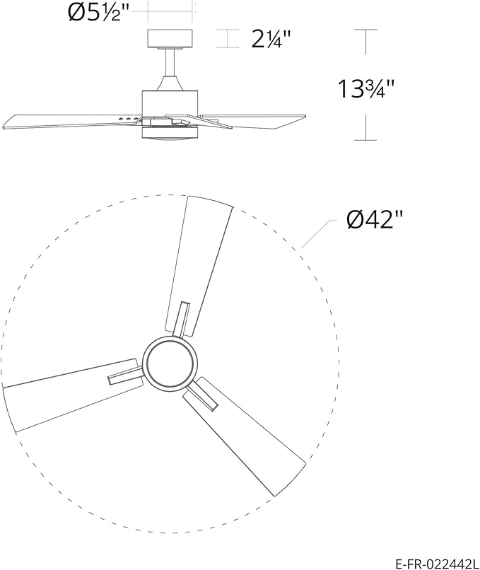 Bali Smart 3-Blade 42in Ceiling Fan 2700K-6000K CCT Selectable LED Light Kit with Remote Control and Black Hardware with Reversible Blades in Weathered Wood or Black Works With iOS or Android App