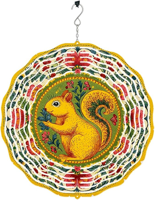 3D Wind Spinner for Garden - 10inch Stainless Steel with Double-Sided UV Printing | High-Resolution Images | Weather-Resistant Outdoor Spinning Decor for Patio, Yard & Gifts