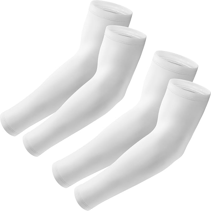 Arm Sleeves, UV Sun Protection Sports Non Slip Compression Cover for Men/Women