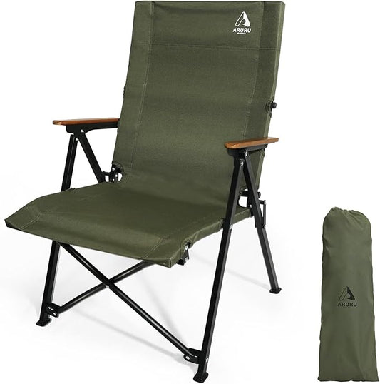 Folding Camping Chair, Portable Outdoor Lawn Chairs for Adults Heavy Duty for Beach, Fishing,Picnic,Concert Sports, Collapsible Camp Chairs