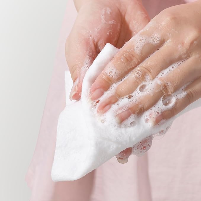 HYGIENJOY-21% Larger,Rinse Free Bath Sponges for Adults-Disposable No Rinse Bathing Wipes,Soap Infused,Extra Thick and Dry Shower Wipes for Elderly,Camping,Post Surgery Must Haves, (Lavender 2 pack)