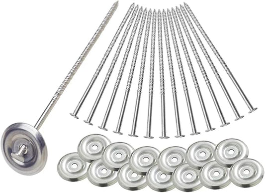 14 Count Outdoor Rv Rug Stakes, Stainless Steel Spiral Patio Mats Stakes, Used for Fixing Rugs, Tents, Tarps, and RV Mats，Rv Camping Accessories for Outside,Camper Must Haves