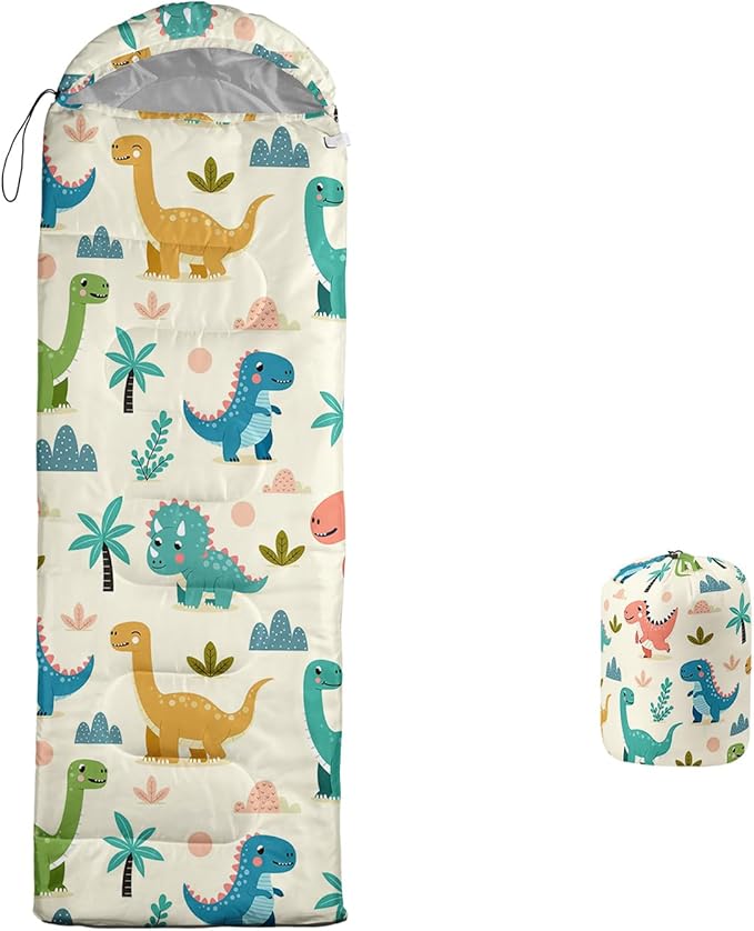 Camping Sleeping Bags Warm & Cool Weather Waterproof Backpacking Sleeping Bag All Seasons Camping, for Adult Kids Boy Girls Camping Gear Equipment, Traveling