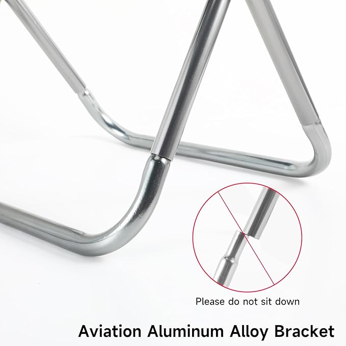 Camping Stool，Portable Foldable Stool Adult Collapsible Chairs for Fishing Outdoor Hiking 300 LBS Load